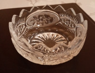 kristalna zdjela 12 cm, nekorištena