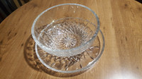 Kristalna zdjela s tanjurom #01