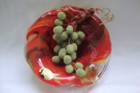 STAKLENA POSUDA ART GLASS PETER KASPAR - Bombonjera