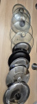 STAKLENI I INOX POKLOPCI 16 do 28 cm