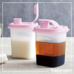 Tupperware set vrč vrčevi 1l roza novo