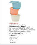 Tupperware slatke posudice 3x 110 ml