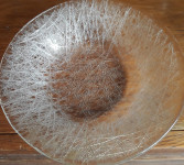 ZDJELA STAKLENA i OKRUGLA VAZA