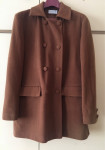 Ženski jesensko-zimski kostim smeđi vuna/kašmir retro 44 velška firma