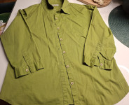 ZELENA PAMUČNA BLUZA KOŠULJA VEL L