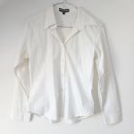 Bijela strukirana košulja pamuk 36