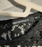 Crna čipkasta bluza