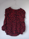 Crvena košulja animal print Zara 36