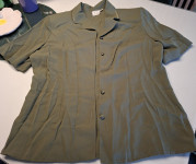 MASLINASTO ZELENA KOŠULJA BLUZA OD VISKOZE vel.38 - NOVO