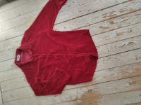 Plišana crvena bluzica