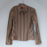 Smeđa strukirana košulja Esprit 38