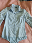 Ženska body košulja, veličine 36, samo 5 eura, nježno plava boja