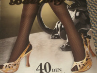 CRNE HULA - HOPKE S UZORKOM - ONE SIZE - NOVO