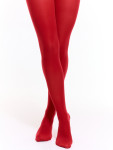 Najlonke crvene 40 Den, veličina L/XL