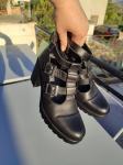 Cipele - crne, kožne, urbanog izgleda (Lasocki) - vel.38