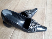 Crne kožne cipele Made in Italy, br 37,5/38
