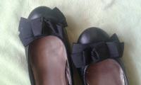Crne zenske cipele od prave kože - mala peta br. 38