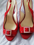 Crvene sandale štikle