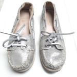 Srebrne mokasinke 37