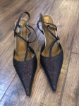 Ženske cipele "black glitter"