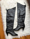 Overknee visoke kožne čizme