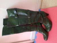 POVOLJNO !!! ŽENSKE VISOKE ZELENE ČIZME