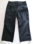 34 36 H&M 7/8 ženske crne hlače capri skraćene