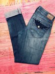 Lee jeans plave traperice