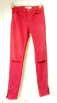 Uske skinny roze traperice 34 ZARA