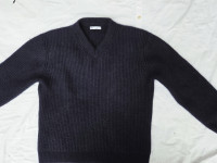 Zara ženski vuneni/laneni pulover L tamno plavi