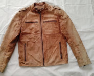 Biker jakna od prave kože, unisex model, kupljena u Chicagu, vel.L(40)