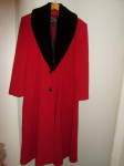 Ženski crveni kaput, broj 42, Varteks - creation "Luis Fabre" AKCIJA!!
