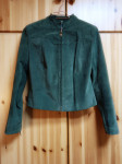 jakna od brušene kože, zelena, vel.38