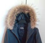 Kaput Galeries Lafayette, pravo krzno rakun