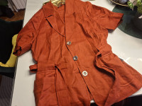 LANENA JAKNA BOJE CIGLE vel.42 NOVO