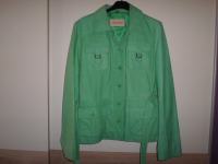 LEONARDO odlična nova zelena kožna jakna vel.38