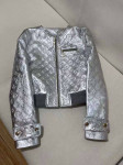 Louis Vuitton Pre-owned Leather Jacket In Silver