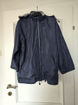 Tamnoplava - siva dvostrana lagana ženska jakna broj L - XL
