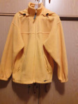 Žuta flis jakna s kapuljačom M-XL