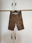 Nove leopard rastezljive ženske kratke hlače - bermude AMISU L - XL