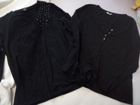 2 CRNE MAJICE vel. 38/40= 8 eur obje