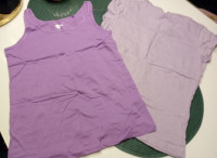 2 kom LILA - LJUBIČASTE MAJICE VEL. M/L - NOVO - obje ZA 15 EUR