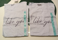 2 PLAVE MAJICE VEL. L - NOVO - OBJE ZA 20 EUR