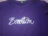 Benetton ljubičasta majica, veličina M