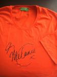 BENETTON Tshirt narančasta majica kratkih rukava s printom