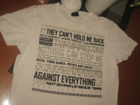 BIJELA MAJICA S PRINTOM VEL. M/L