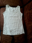 Bijela majica s točkicama nova, nenošena