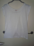 Bijela otvorena leđa majica vl.S / RASPRODAJA