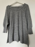 Asimetrična siva vesta vl. 38