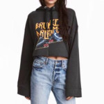 H&M crop majica broken dreams vl.M